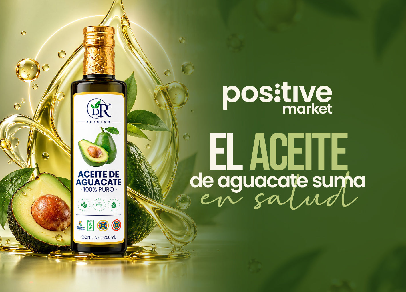 El aceite de aguacate suma en salud