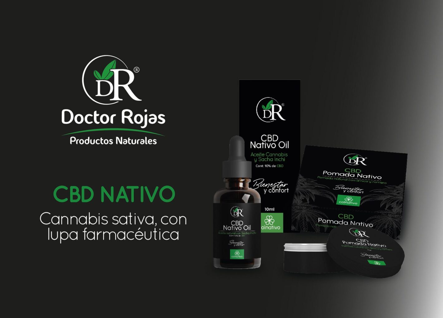 Cannabis sativa, con lupa farmacéutica