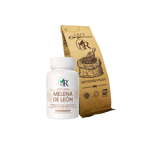 CAFÉ ORGÁNICO + MELENA DE LEÓN